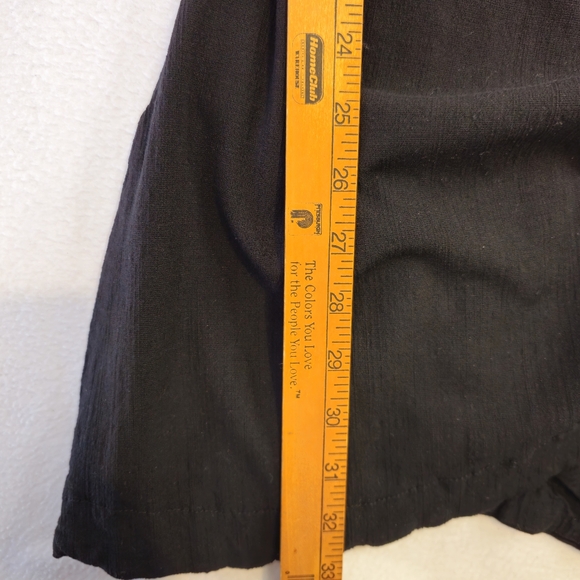 Intimately Free People Black Side Ruched Wrap Mini  Dress - Women Size M - Picture 4 of 8